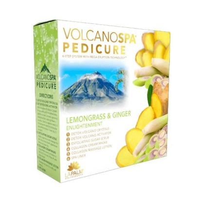 Picture of LA PALM VOLCANO 6 STEPS LEMONGRASS & GINGER ENLIGHTENMENT 36PCS CS (LIMIT 1 CASE PER SCENT)
