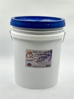 Picture of CROWN COLLAGEN PEDI GEL SCRUB 5 GAL - LAVENDER