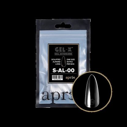 Picture of APRES SCULPTED ALMOND LONG - SIZE 8 (50PCS)