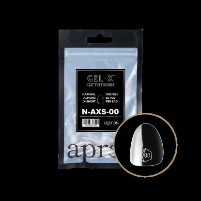 Picture of APRES NATURAL ALMOND EXTRA SHORT - SIZE 7 (50PCS)