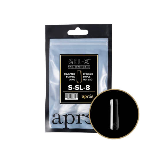 Picture of APRES SCULPTED SQUARE LONG - SIZE 8 (50PCS)