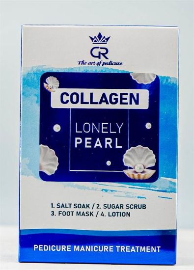 Picture of CROWN COLLAGEN PEDICURE 4 STEP CASE OF 50 - LONELY PEARL