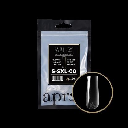 Picture of APRES GEL-X® SCULPTED SQUARE EXTRA LONG REFILL-4 (30PCS)