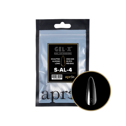 Picture of APRES SCULPTED ALMOND LONG - SIZE 4 (50PCS)