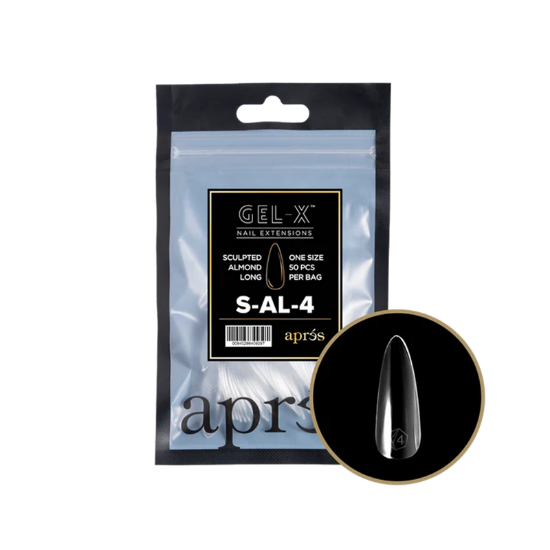 Picture of APRES SCULPTED ALMOND LONG - SIZE 4 (50PCS)