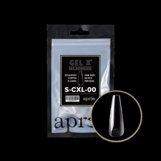 Picture of APRES GEL-X® SCULPTED COFFIN EXTRA LONG REFILL-8(30PCS)