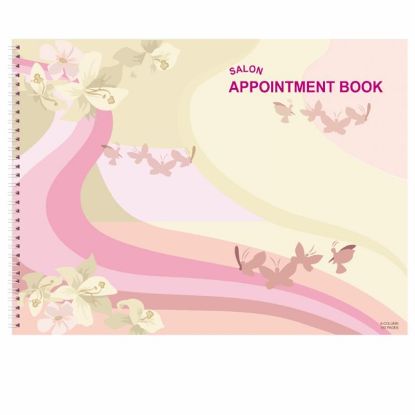 Picture of BERKELEY  SALON APPOINTMENT BOOK BUTTERFLY 8 COLUMN