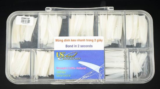 Picture of US NAIL NATURAL COFFIN TIP BOX