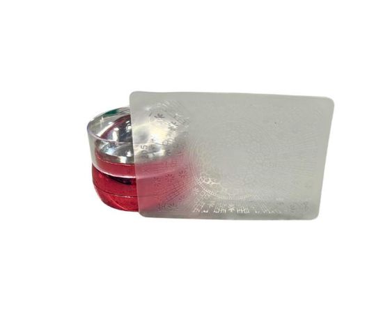 Picture of CROWN ROUND STAMPER RED CR-100