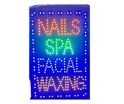 Picture of NAIL, SPA, FACIAL AND WAXING SIGN LED