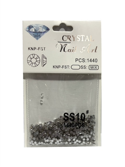 Picture of KING OF DIAMONDS CLEAR IRIDESCENT RHINESTONES SIZE 10