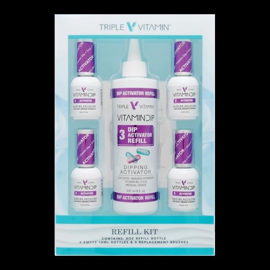 Picture of TRIPLE VITAMIN DIP STEPS REFILL NUMBER 3 8 FL OZ