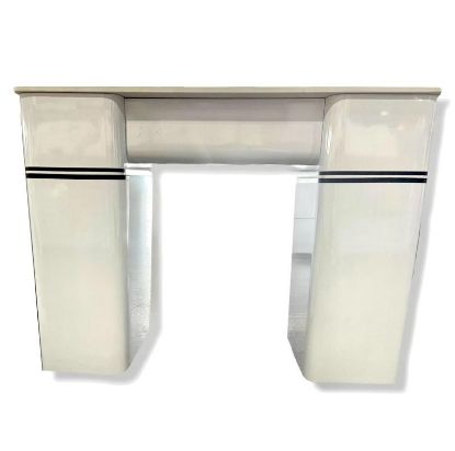 Picture of SINGLE TABLE BLACK STRIPE