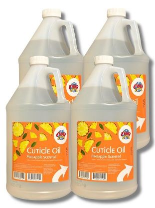 Picture of 168 CUTICLE OIL CLEAR CASE OF 4 GALLONS