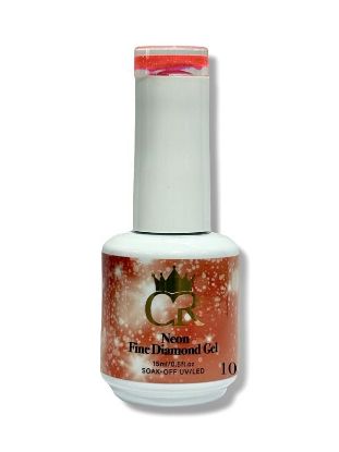 Picture of CROWN NEON FINE DIAMOND GEL 10