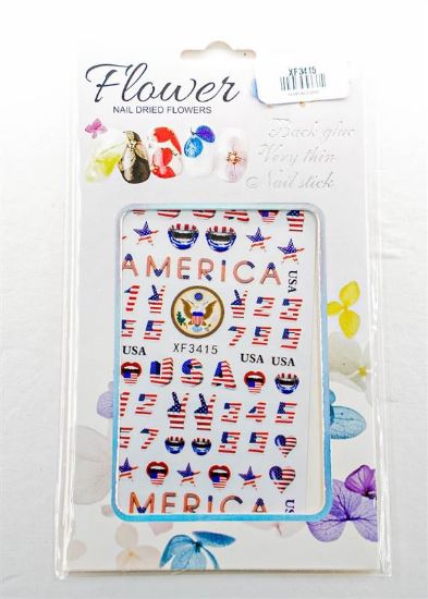 Picture of FLOWER BRAND STICKER - XF3415