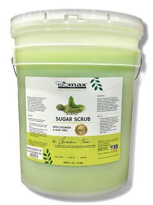 Picture of BIOMAX SUGAR SCRUB ALOE VERA  GREEN TEA 5 GALLON BUCKET