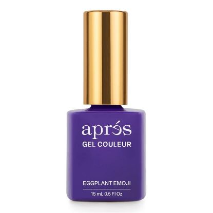 Picture of APRES GEL COULEUR - EGGPLANT EMOJI AP-5GCHF336-NP HEMA TPO FREE