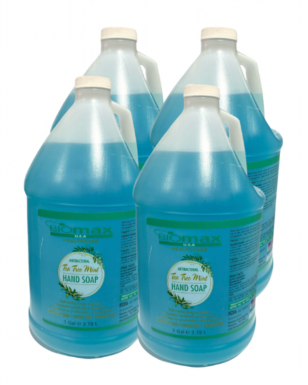 Picture of BIOMAX ANTIBACTERIAL TEA TREE MINT HAND SOAP CASE OF 4 - 1 GALLONS
