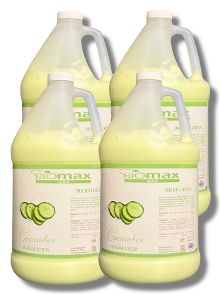 Picture of BIOMAX CUCUMBER MASSAGE LOTION CASE OF 4 - 1 GALLONS