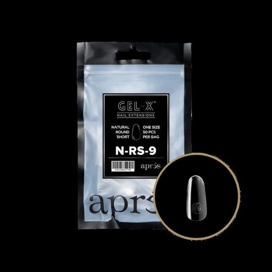 Picture of APRES GEL-XÂ® NATURAL ROUND SHORT TIP REFILL BAG-9 50 PCS