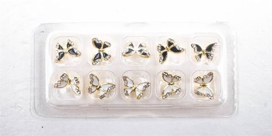 Picture of NEW FASHION BLACK & WHITE BUTTERFLY CHARMS STYLE 1