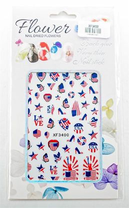 Picture of FLOWER BRAND STICKER - XF3400