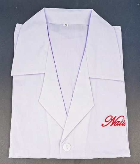 Picture of WHITE BUTTON SHIRT NAILS SMALL