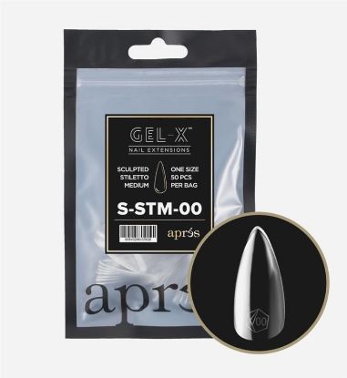 Picture of APRES GEL-X SCULPTED STILETTO MEDIUM REFILL-00 (50PCS)