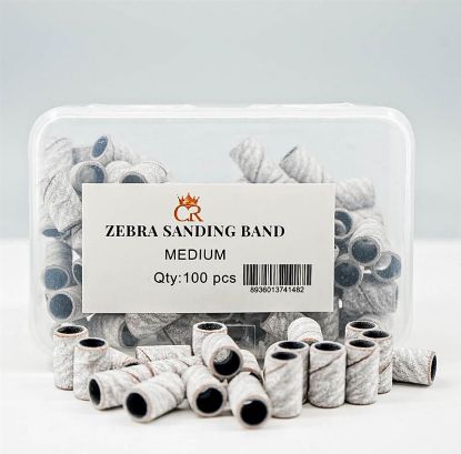 Picture of CROWN ZEBRA SANDING BAND MEDIUM 100 PCS