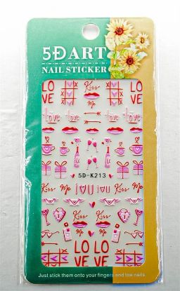 Picture of 5D ART NAIL STICKER - 5D-K213
