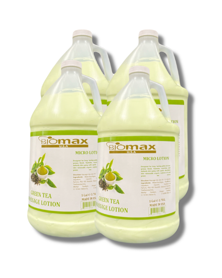 Picture of BIOMAX GREEN TEA MASSAGE LOTION CASE OF 4 - 1 GALLONS