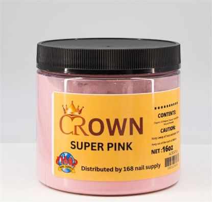 Picture of CROWN POWDER SUPER PINK ACRYLIC POWDER 16OZ