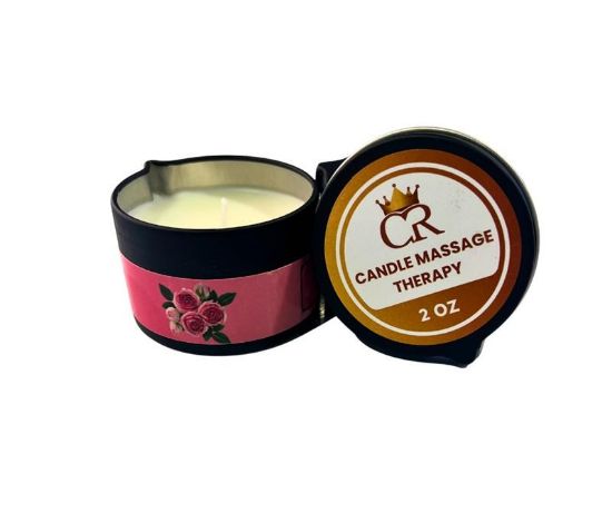 Picture of CROWN MASSAGE CANDLE ROSE SINGLE