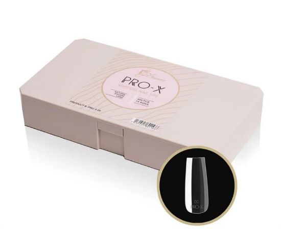 Picture of IGEL PRO-X SOFT GEL TIPS NATURAL SQUARE LONG 600PCS