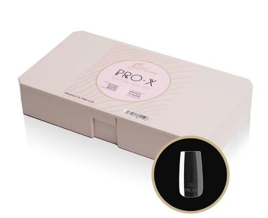 Picture of IGEL PRO-X SOFT GEL TIPS NATURAL SQUARE MEDIUM 600 PCS