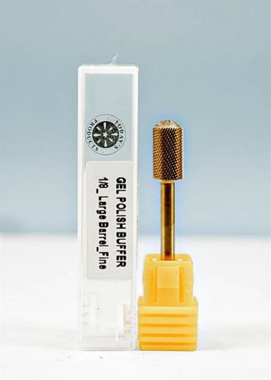 Picture of TODAY'S PRODUCTS GEL POLISH BUFFER SMOOTH TOP 1/8 LARGE BARREL FINE