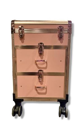 Picture of LARGE NAIL CASE ROSE GOLD WITH DRAWERS