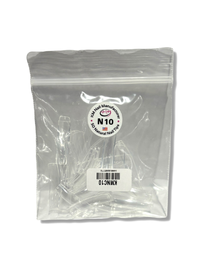 Picture of KM NAIL CLEAR TIP SIZE 10