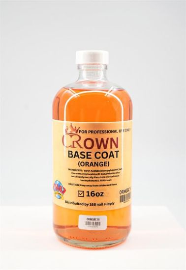 Picture of CROWN ORANGE BASE COAT 16 FL OZ