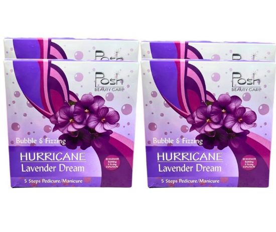 Picture of POSH HURRICANE BUBBLE&FIZZING 5 STEPS LAVENDER DREAM 36PCS