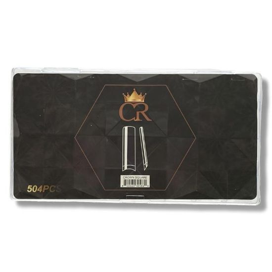 Picture of CROWN  CLEAR TIPS SQUARE 504 PCS JP-049