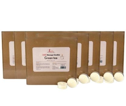 Picture of IPRINCESS 100 MASSAGE CANDLES GREEN TEA CASE OF 8 BOX