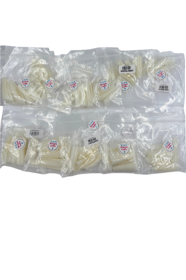 Picture of US NAIL STRAIGHT COFFIN  TIP CASE SIZE 0-10 (1100 PACKS)
