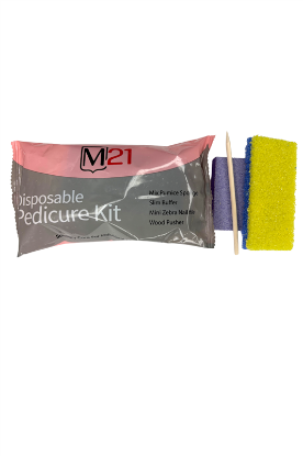 Picture of M21 PEDICURE KIT 2 SIDED CASE OF 200 KITS (LIMIT 10 CASES OF PEDI KIT TOTAL)