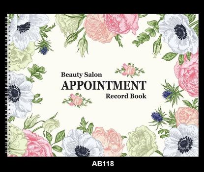Picture of BERKELEY  SALON APPOINTMENT BOOK FLOWER STYLE 8 COLUMN