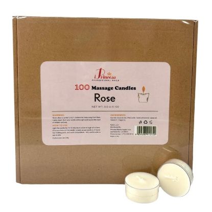 Picture of IPRINCESS 100 MASSAGE CANDLES ROSE 100PCS