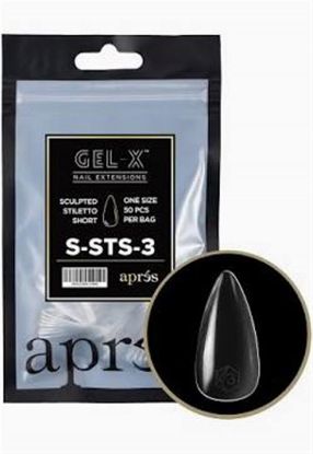 Picture of APRES GEL-X® SCULPTED STILETTO SHORT REFILL-4 (50PCS)